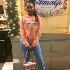 Rose Gold Jelly Crossbody